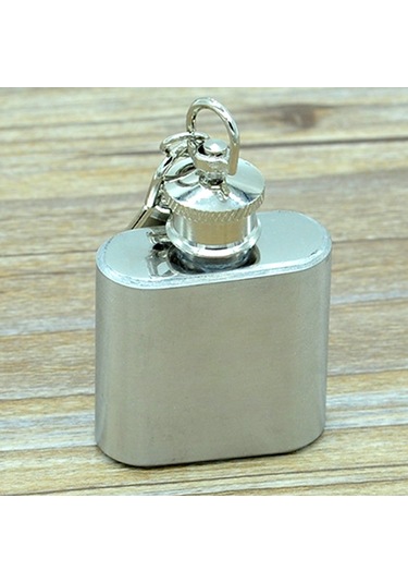 Sones 28mlcute Mini Taşınabilir Şarap Sürahisi Anahtarlıklı Kullanışlı Paslanmaz Çelik Cep Matarası