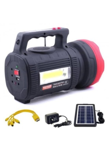 Güneş Enerjili El Fenerli 3 Lambalı Bt Radyolu Aydınlatma Cihazı