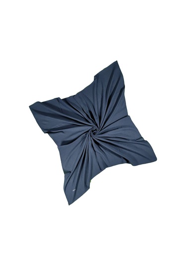 Tuana Eşarp Pamuk Jazz Eşarp 110x110cm Lacivert
