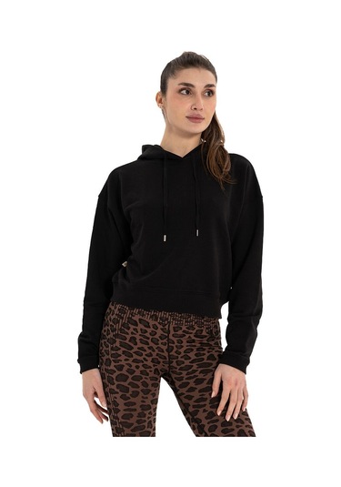 Inguz Kapüşonlu Hoodie Siyah