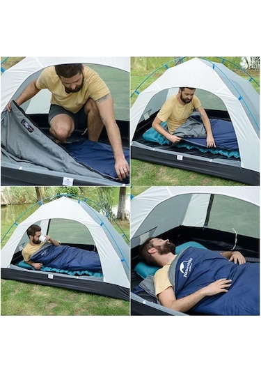 Naturehike Lw180 Mini Uyku Tulumu Blue - Left - M Çok Renkli