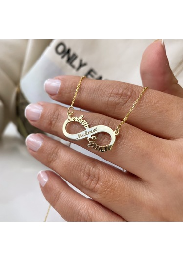 Gümüş Sonsuzluk Kolye