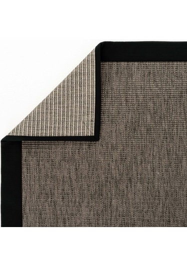 Cool Halı Prag Siyah Keten Hav Toz Vermez Kolay Temizlenen Hasır Dokulu İnce Düğüm İthal Sisal Halı