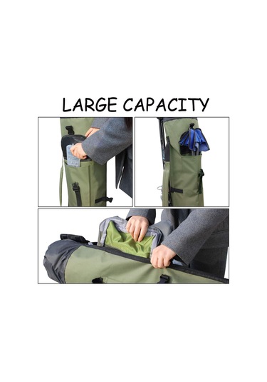 Balıkçılık Ekipmanları Çantası Oxford Olta Çantası Taşınabilir Yüksek Kapasiteli Olta Taşıma Organizatörü Açık Su Geçirmez Balıkçılık Araçları Saklama Çantası-fa1-