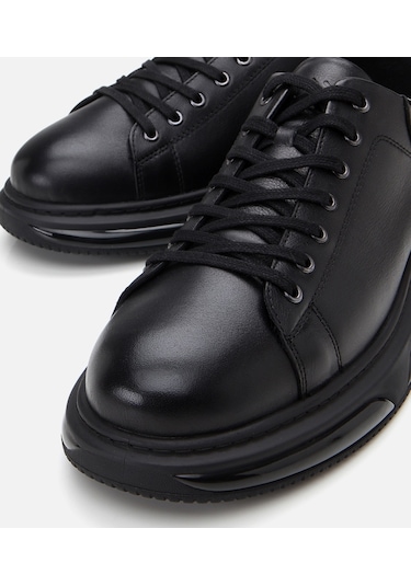 Hotiç Erkek Deri Siyah Hafif Tabanlı Spor Ayakkabı 02ayh305910a100 Siyah-black Siyah