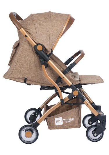 Mimma Baby Drone Kabin Bebek Arabası Gold Kahve