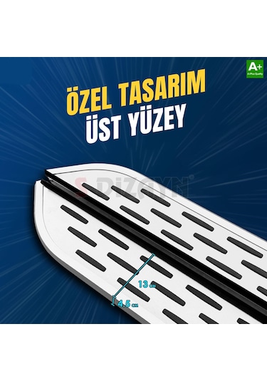 Audi Q7 Uyumlu 2006 2007 2008 2009 2010 2011 2012 2013 2014 2015 Araca Özel Yan Basamak