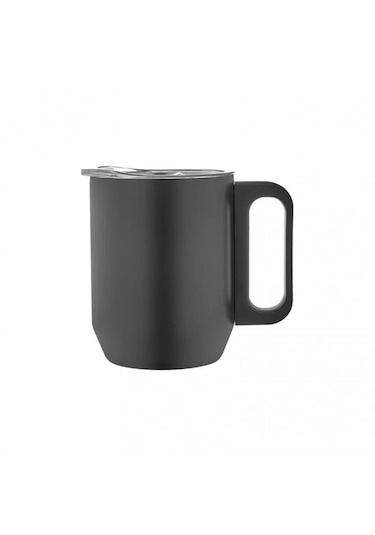 Forzacase 304 Paslanmaz Çelik 300 Ml 6 Saat Sıcak Soğuk Tutan Bardak Çay Kahve Su Termosu - Fc1132 Siyah