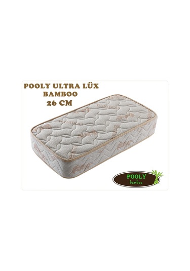 Babyhopeankara 90X180 Pooly Ultra Lüx Ortopedik Bamboo Yaylı Yatak 90*180 Yatak