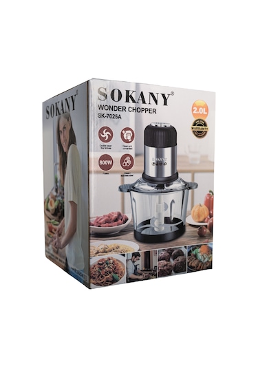 Sokany SK-7025A 800 W Çok Amaçlı Elektrikli Doğrayıcı