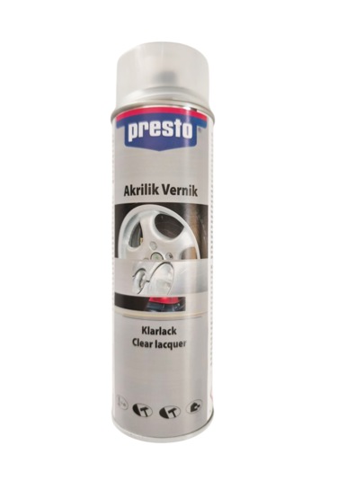 Presto Piano Black Sprey Boyama Seti+vernik+astar 500 Ml.