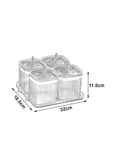 Pazly Yeşil-4-ızgara Suntek Meyve Magideal Kurutulmuş Için Ev Aperatif Ua Çok Renkli