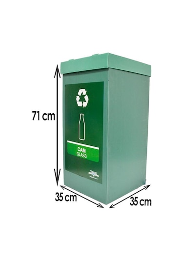 5’li Geri Dönüşüm Kutusu - Sıfır Atık Kutusu Set