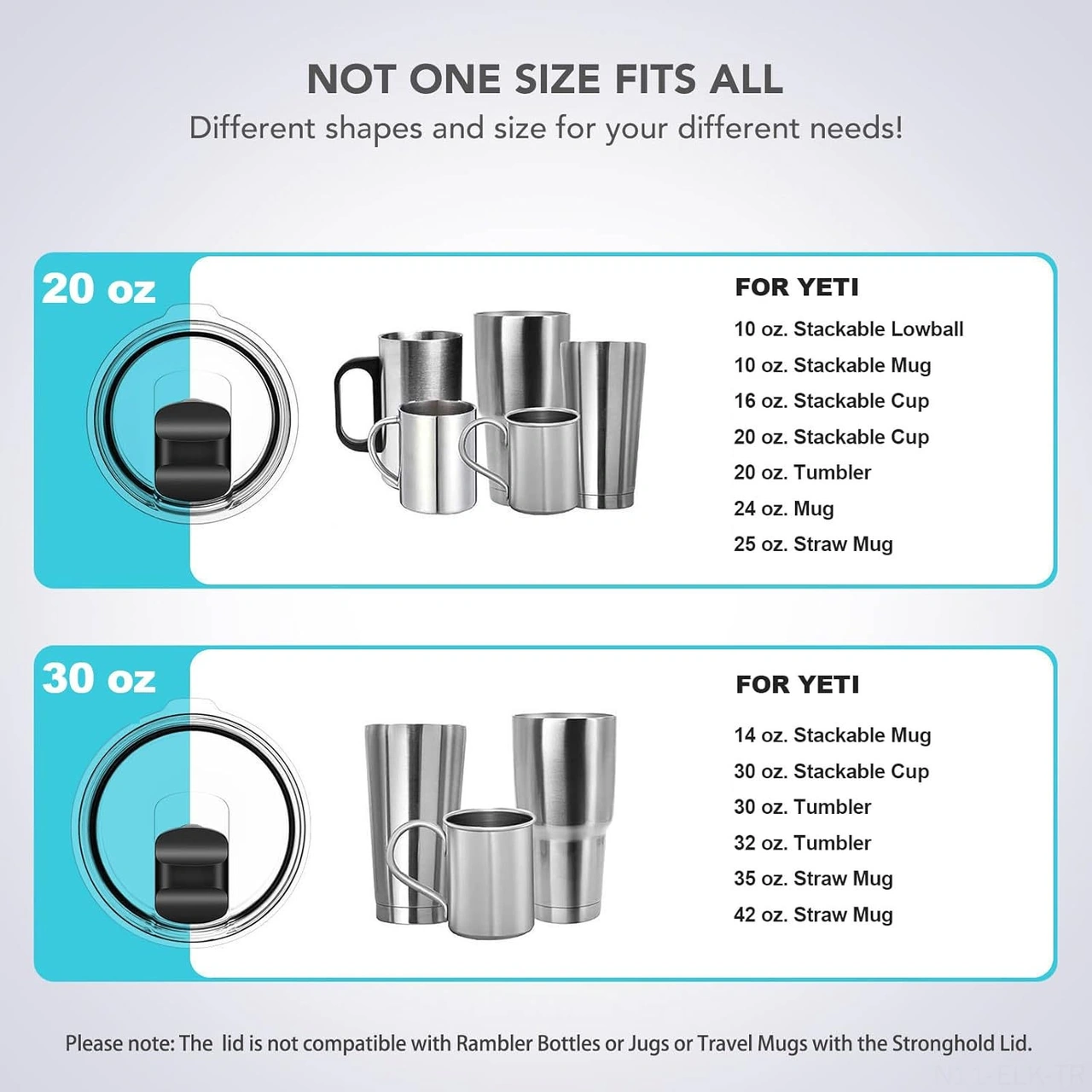 Xindoker 2 Adet Bpa-free Değiştirme Kapağı - Manyetik Kaydırmalı Anahtar, Sızıntı Sağlam, 14oz Kupa Ve 35oz Pipetli Bardak Uyumlu Seyahat Kapakları Siyah