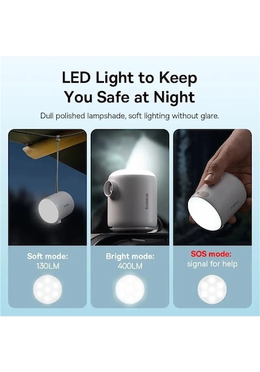 Jialan Baseus Mini Hava Pompası Taşınabilir Elektrikli Şişirme