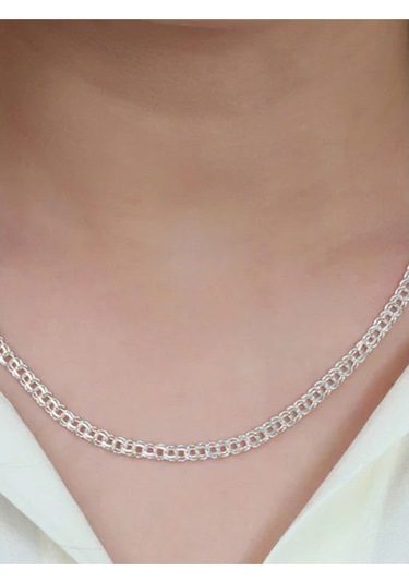 Kardinal Zincir Kolye 925 Ayar Gümüş 4,5 Mm