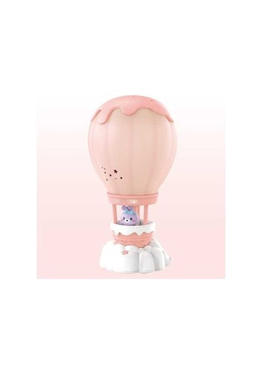 Pazly Karikatür Masa Lambası - Pembe Atmofer Balon Gece Lambası Pembe