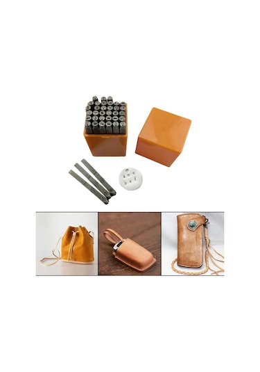 Suntek Kil Deri Plastik Leathercraft Disk Için 36 Adet Rakamlar