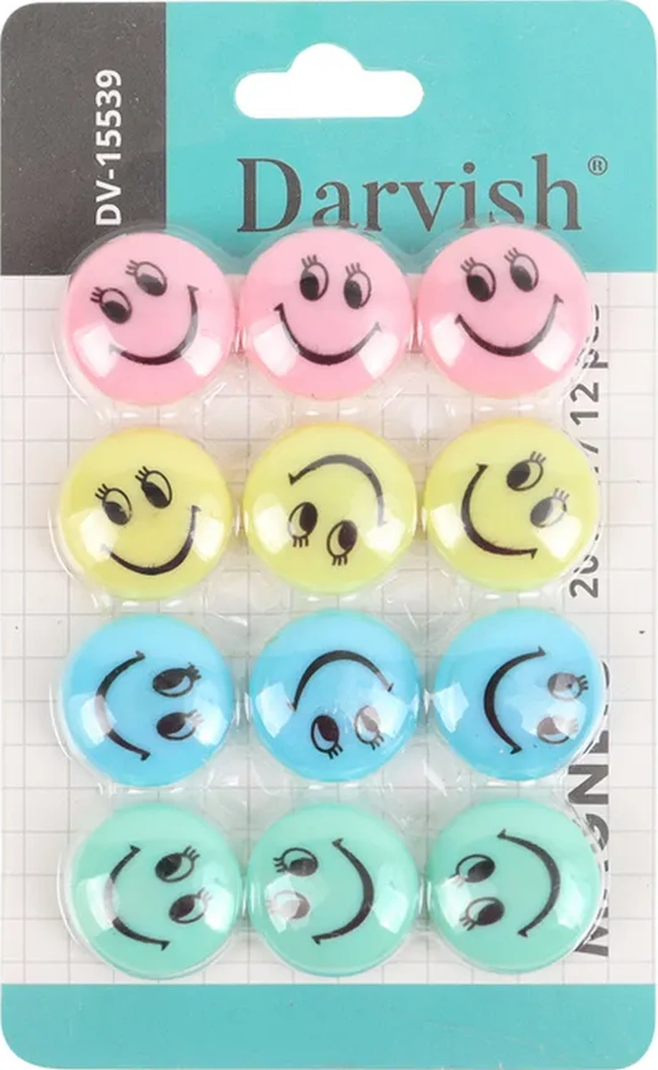 Darvish Tm Manyetik Tahta Ve Buzdolabı İçin Yuvarlak Mıknatıs Seti 397388974