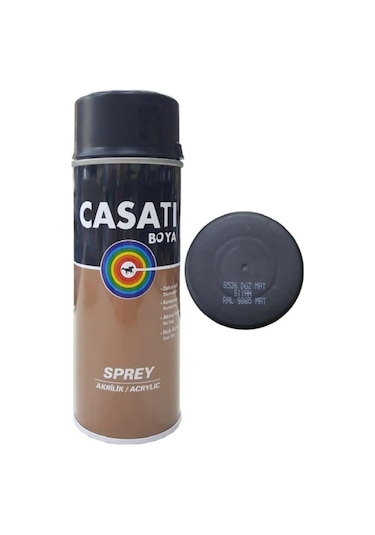 Mat Siyah Akrilik Sprey Boya 400 Ml-357