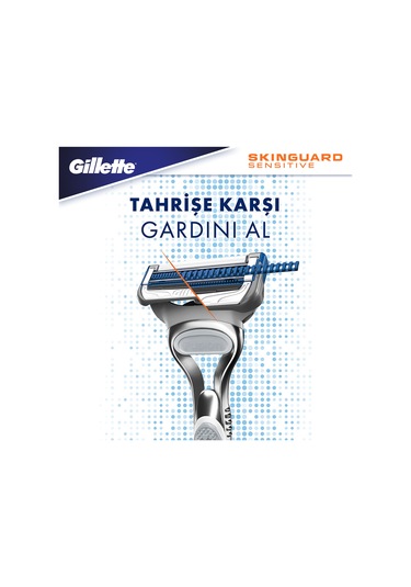 Gillette Skinguard Yedek Tıraş Bıçağı 3 x 4'lü