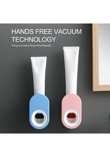 Fosenze Mavi Vakum Teknolojili Diş Macunu Sıkacağı, Duvar Montajı, Kolay Kullanım, Yıkanabilir Ve Dayanıklı Diğer