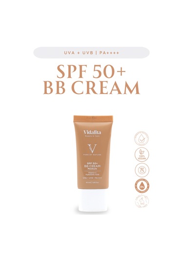 Vidalita Beauty & Care Vitamin C & Hyaluronic Acid Bb Cream Medium Ton SPF50+ 50 ML