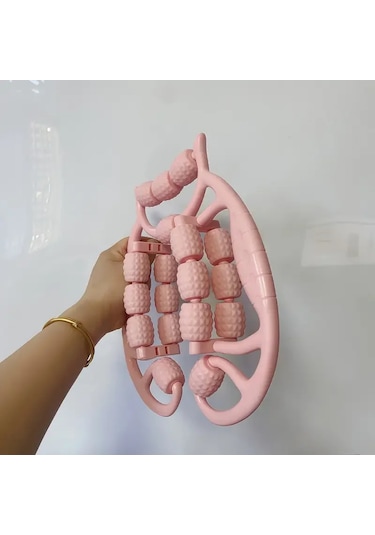 18 Tekerlekli Bacak Masaj Aleti 4741 Açık Mavi