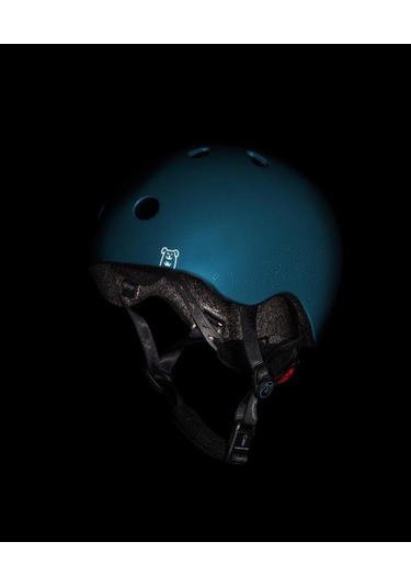 Scoot And Ride Helmet Reflective Bebek Kaskı Xxs-s Petrol Mavisi 181206-96495
