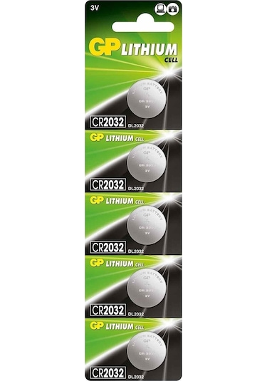 Toptan Gp CR 2032 Pil 5 Adet,Toptan Gp Pil