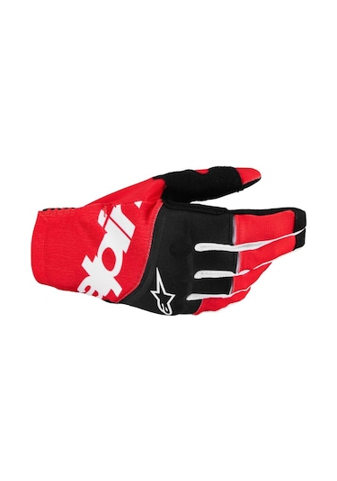 Alpinestars Techstar Off-road Eldiveni Kırmızı Siyah