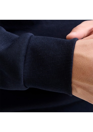 Jack&jones Makoto Erkek Lacivert Kapüşonlu Sweatshirt Lacivert