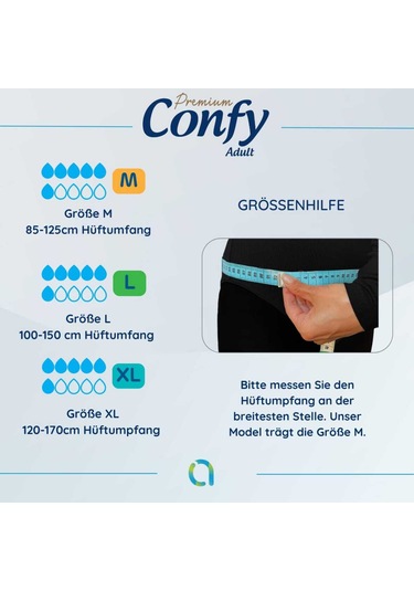 Confy Adult Yetişkin Bezi Extralarge 30 Adet X 3 Paket