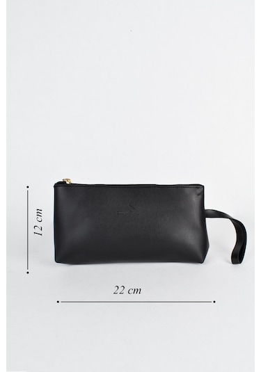 Biriz Kadın Makyaj Çantası - Siyah