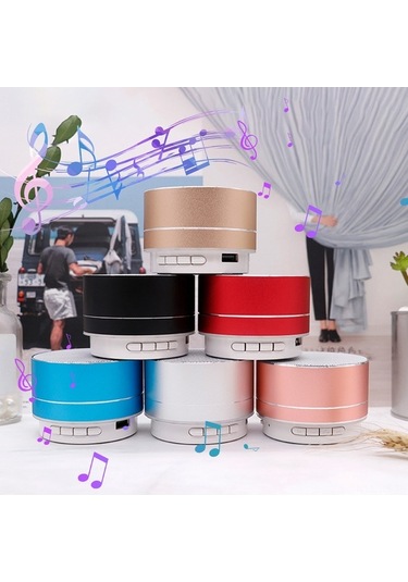 Flybuy Taşınabilir Mini Bluetooth Hoparlör: 7 Renkli Işık, Usb Şarj, 10m Kablosuz, Seyahat & Dış Mekan İçin