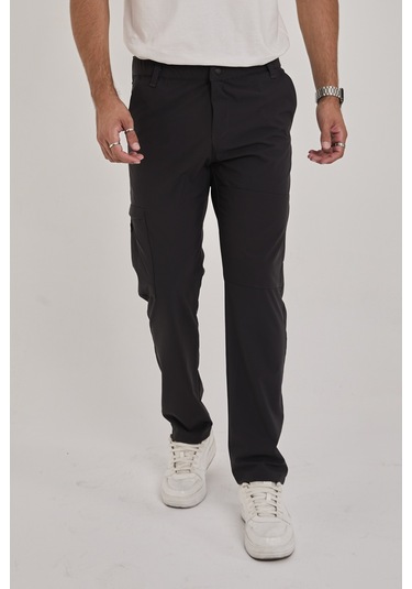 Camp529 Outdoor Tactical Su İticili Likralı Yazlık Erkek Taktik Pantolon Siyah