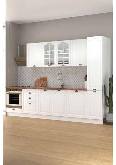 40 Cm Greena White Boy Dolabı, Çok Amaçlı Mdf Boy Dolabı Beyaz