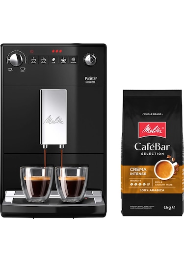 Melitta Purista Siyah Tam Otomatik Kahve Makinesi + Kahve
