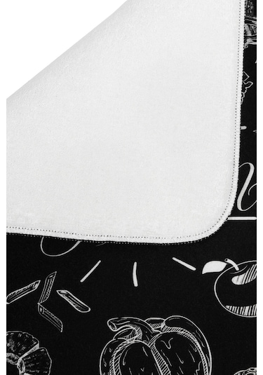 Baskılı Bulaşık Kurutma Matı 42x50 Cm Mf-072 Çok Renkli