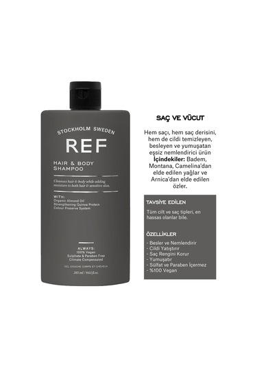 Ref Hair And Body Shampoo 285 Ml