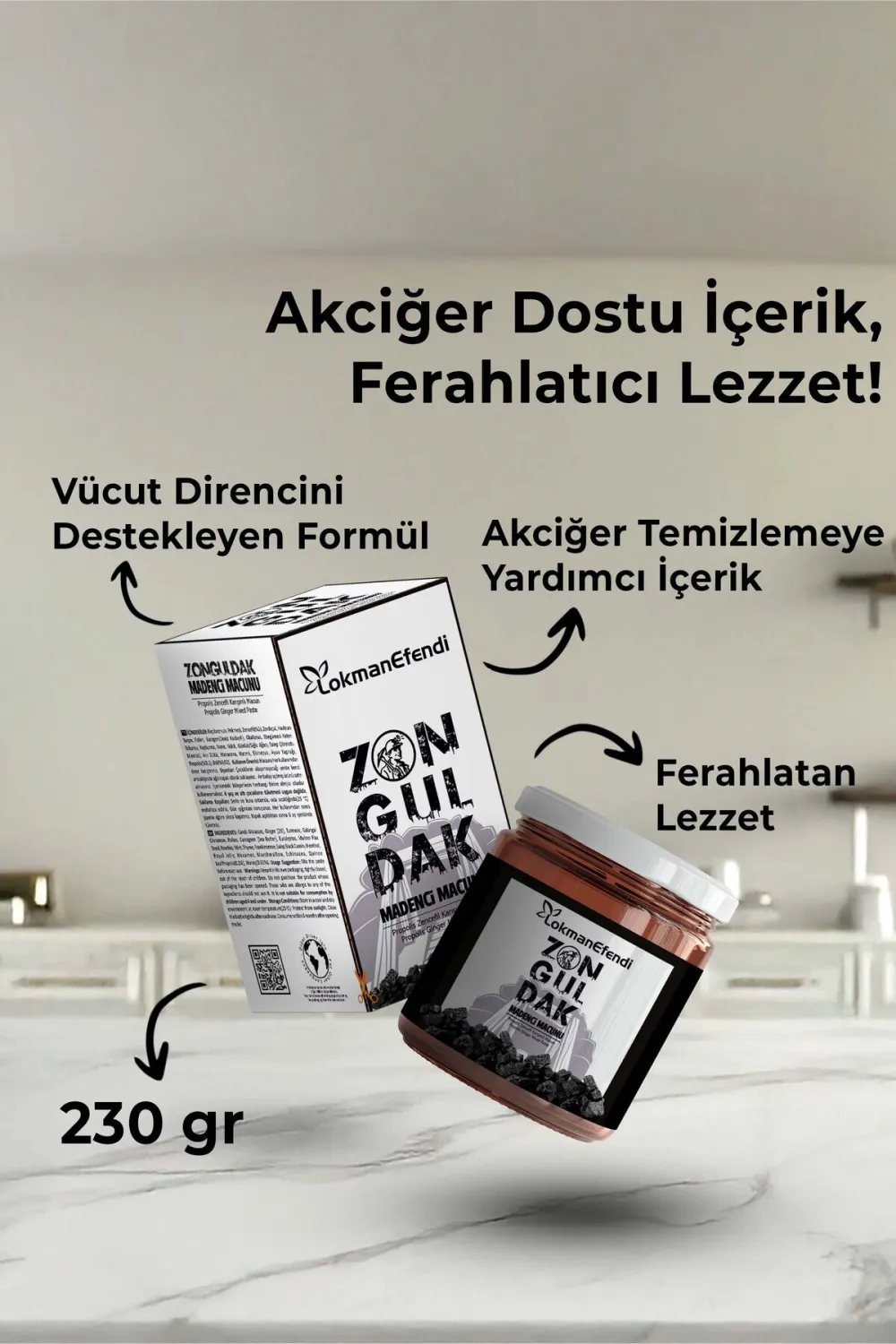 Lokman Efendi Zonguldak Madenci Macunu 230 Gr