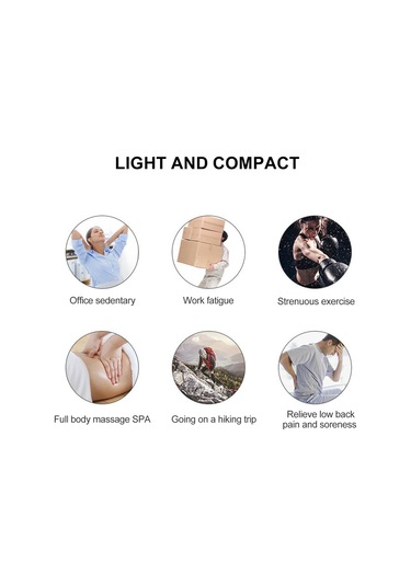 Skycity Ev Ve Taşınabilir Kas Gevşetici Masaj Cihazı - 6 Seviye Hız Ayarı 1800-3200rpm 4 Değiştirilebilir Uç, 1200mah Pil, Type-c Şarj Gri