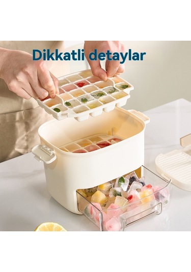 Jian Fan Buzızgarasıpres Tipiölmesi Kol Buz Bloğu Kalıgıda Nıfıbuz Kutusu-yşil Yeşil