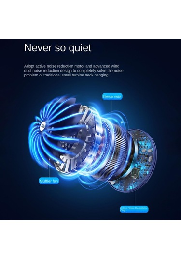 Ambition 1 Adet Asılı Neckfan Tip-c Dilsiz Çok Fonksiyonlu
