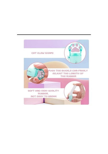 Pati Silgi Pvc Kırtasiye Hediyelik Gift Kedi Pençe Turuncu Kurşu