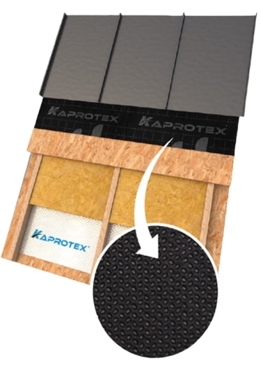 Kaprotex 100 Gr/m² Çatı & Cephe Su Yalıtım Örtüsü 1,6 M X 50 M 80 M²