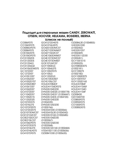 Royal Hıghness Babı Yerleştirme Çubuğu, Candy Çamaşır Makinesi Membran Ucu 248853679