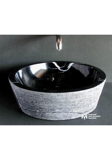 Toros Siyah Dışı Taramalı Çanak Lavabo