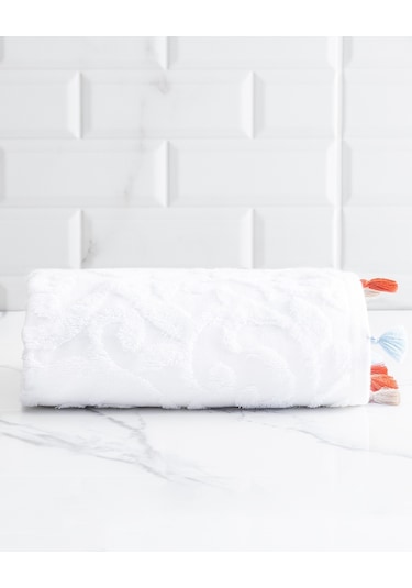 Madame Coco Giverny Yüz Havlusu - Beyaz