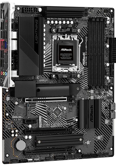 Asrock X670E PG Lightning AMD X670 6600 MHz (OC) DDR5 Soket AM5 ATX Anakart